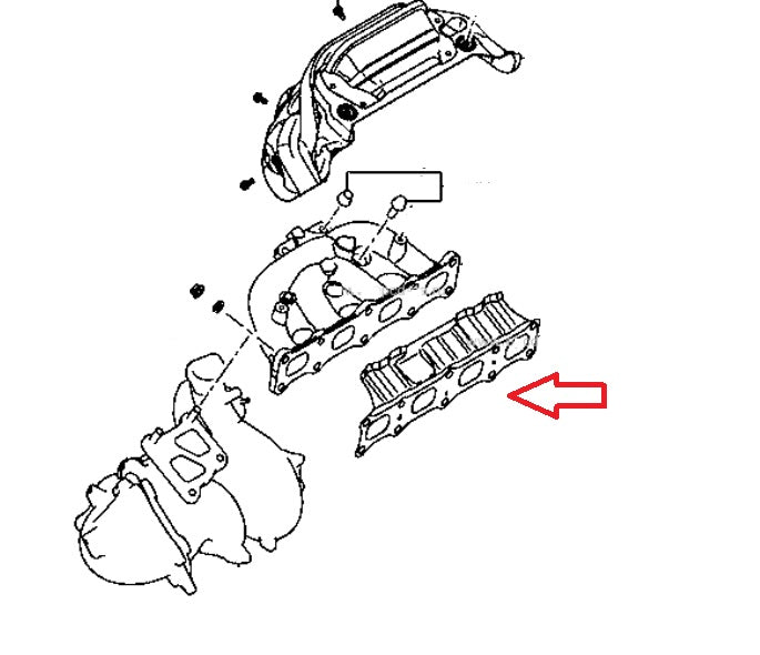 Gasket, Exhaust Manifold (Genuine) EVOX, Rallart