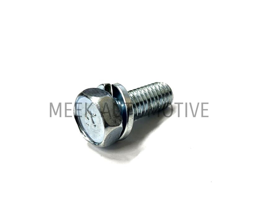 Bolt, Washer Assy 6x16mm Oil Drain Pipe to Turbo (Genuine) EVO4-9