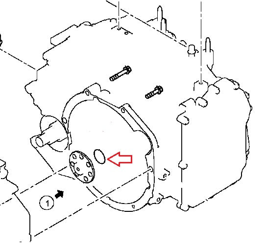O-Ring, SST T/M Connecting Flywheel Adaptor (Genuine) EVOX, Ralliart