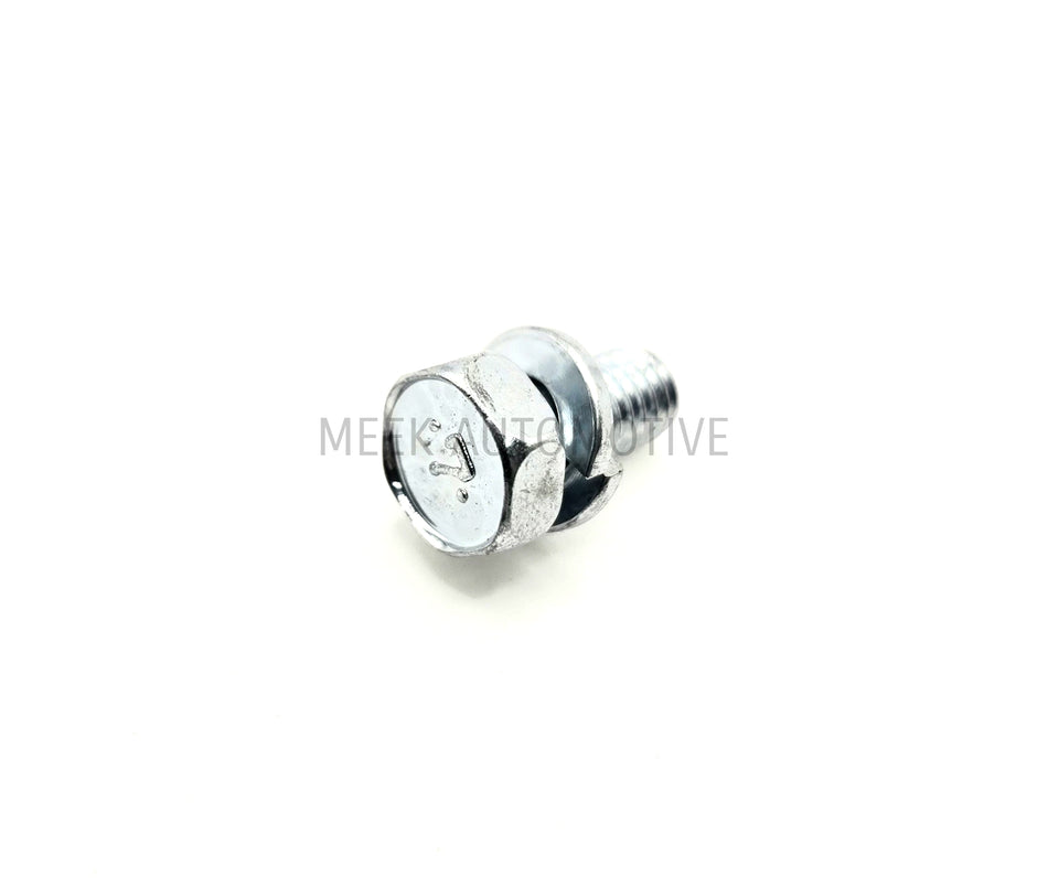 Bolt, Washer Assembled 6x12mm W/Pump Pulley (Genuine) EVO4-9, EVO9 Wagon