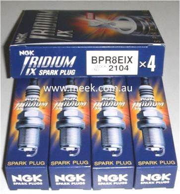 NGK-BPR8EIX (Iridium) 1-Step Colder Spark Plugs (set of 4) - EVO1-8, Galant VR4 4G63T