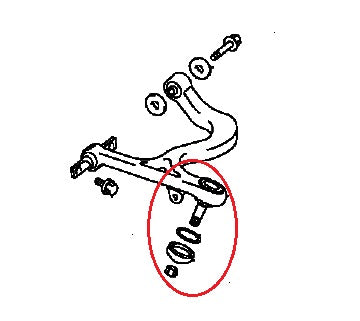 Ball Joint Rear Upper Control Arm - EVO7-9
