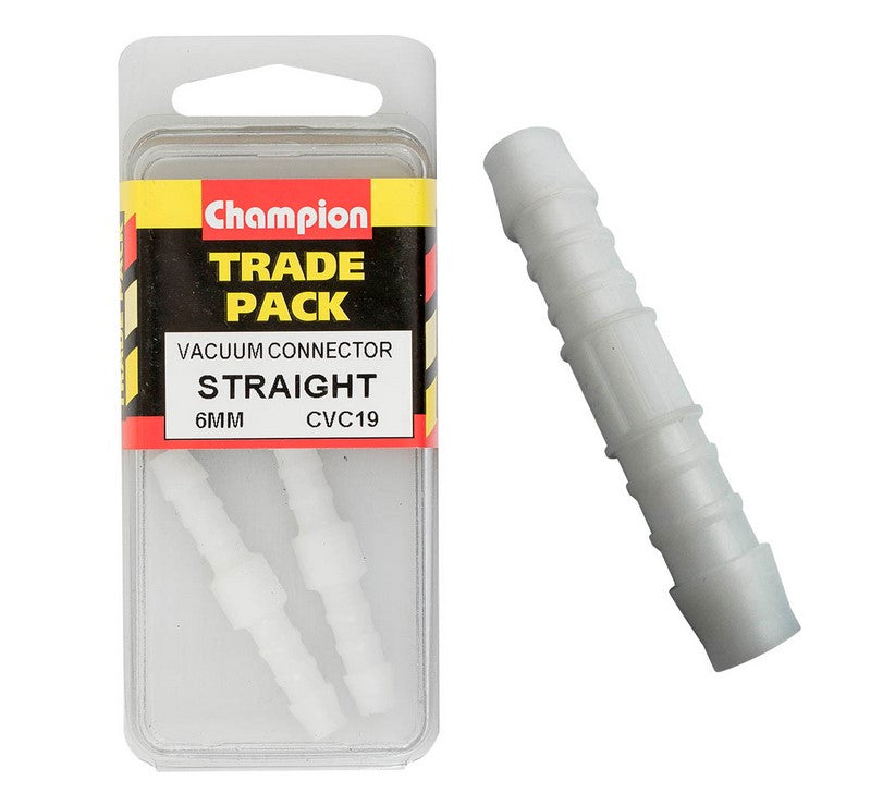 Vacuum connector straight 6mm