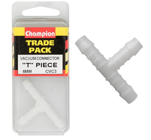 Champion Vacuum Connector  “T” PIECE-6mm