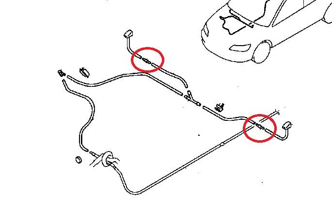 Joint, Windshield Washer (Genuine) EVO7-9