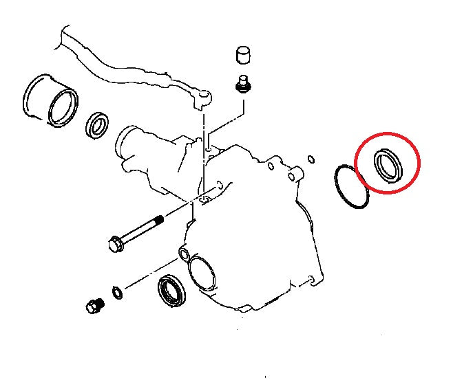 Seal, Transfer Case (Genuine) - EVO8-9