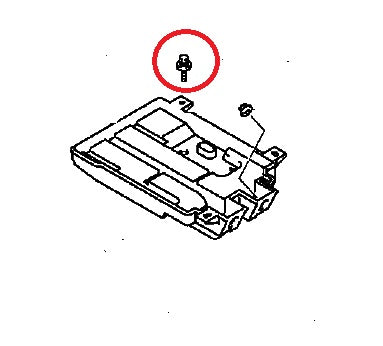 Bolt, Battery Tray Washer Assembled 8x20mm (Genuine) EVO7-9