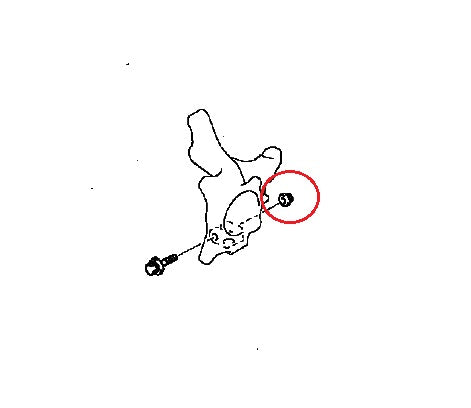 Nut, Front Suspension Lower Arm (Knuckle) M12 (Genuine) Airtrek