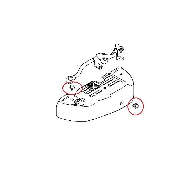 Bolt, Exhaust Manifold 8x12mm (Genuine) EVO4-9