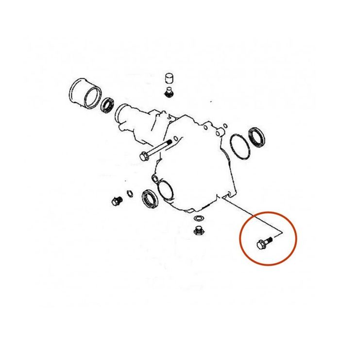 Bolt, Transfer Case (Genuine) EVO4-9