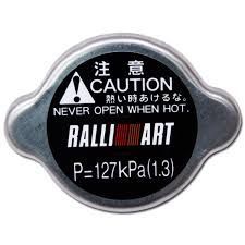 Radiator Cap 1.3 Bar Ralliart Black(Genuine)  EVO4-9