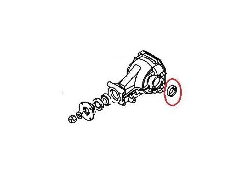 MD707184 rear diff seal evo rs diff