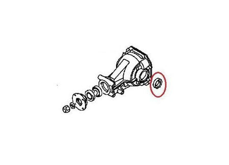 MD707184 rear diff seal evo rs diff