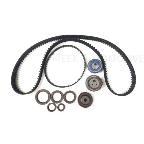 Timing Belt Kit (Gates Belts, Genuine Bearings & Seals, without Tensioner) - EVO4-9